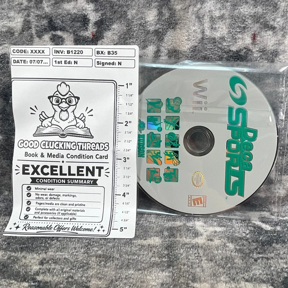 Deca Sports Nintendo Wii Hudson Soft 2008 Sports Party Game Disc Only
